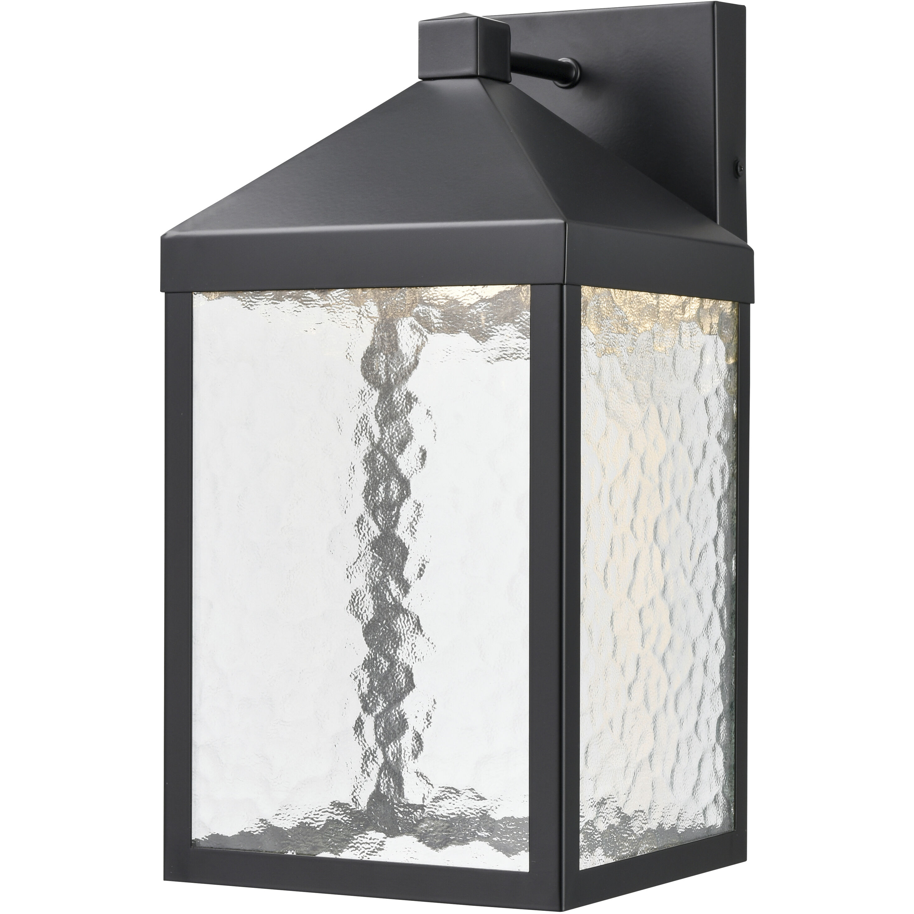 Aaron LED 15.25 inch Powder Coated Black Outdoor Wall Sconce